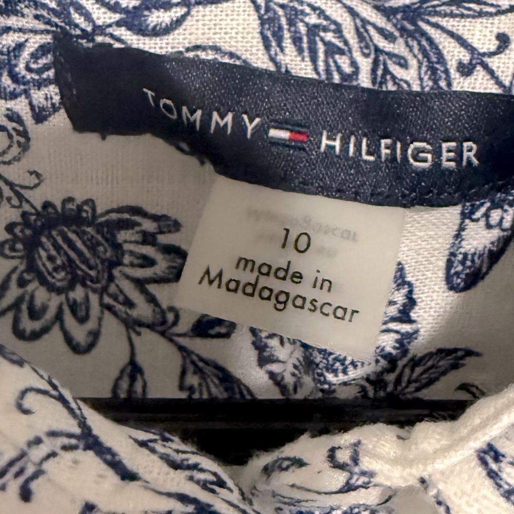 Tommy Hilfiger Navy Floral Print Dress. NWOT - Picture 3 of 3